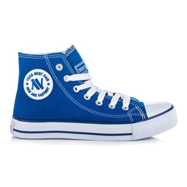 New Age Sneakers alte legate blu