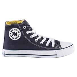 New Age Sneakers alte legate grigio