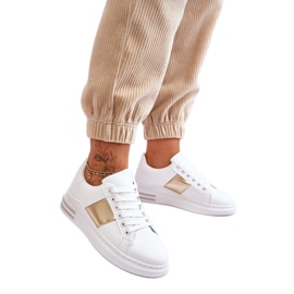 Step in style Scarpe sportive Modello Follow Me 2256 Bianco/Oro - Entra con stile