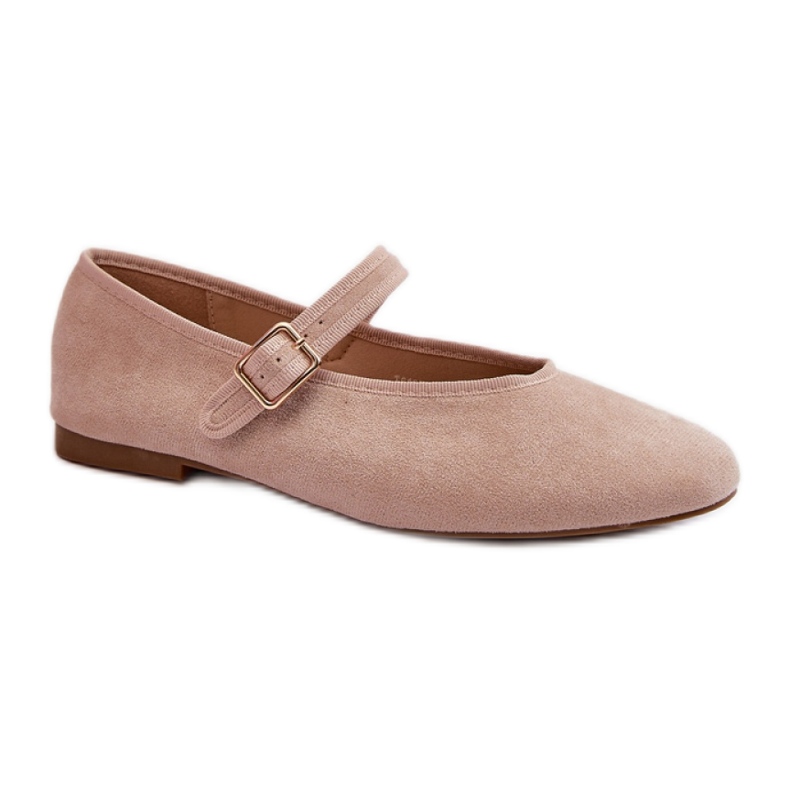 Ballerine beige con cinturino
