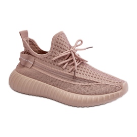 Scarpe sportive slip-on da donna rosa