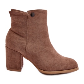Stivaletti classici da donna marroni marrone