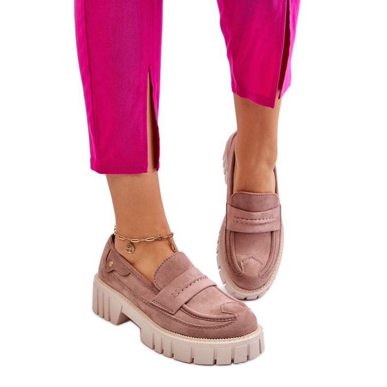 Scarpe da donna con finiture Marrone Chiaro beige