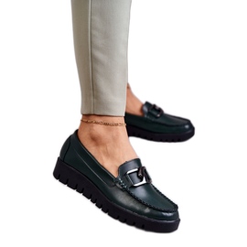 Scarpe da donna sulla piattaforma Green verde