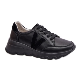 Vinceza Scarpe sportive da donna sulla piattaforma nera nero