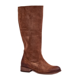 Step in style Stivali Modello Lewski 3616 Camoscio Marrone - Entra con stile