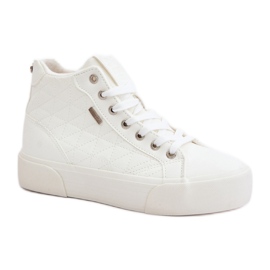 Sneakers isolanti da donna Big Star White bianco