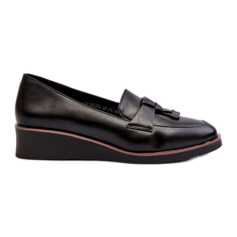 Scarpe da donna con leggera zeppa Nera nero