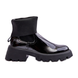 Step in style Stivaletto Chelsea Modello Pavo DES925M Nero Lakier - Entra con stile