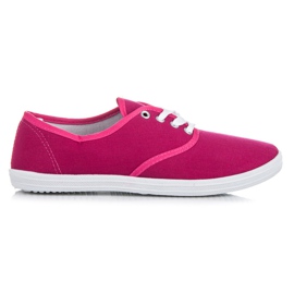 Sneakers allacciate New Age rosa