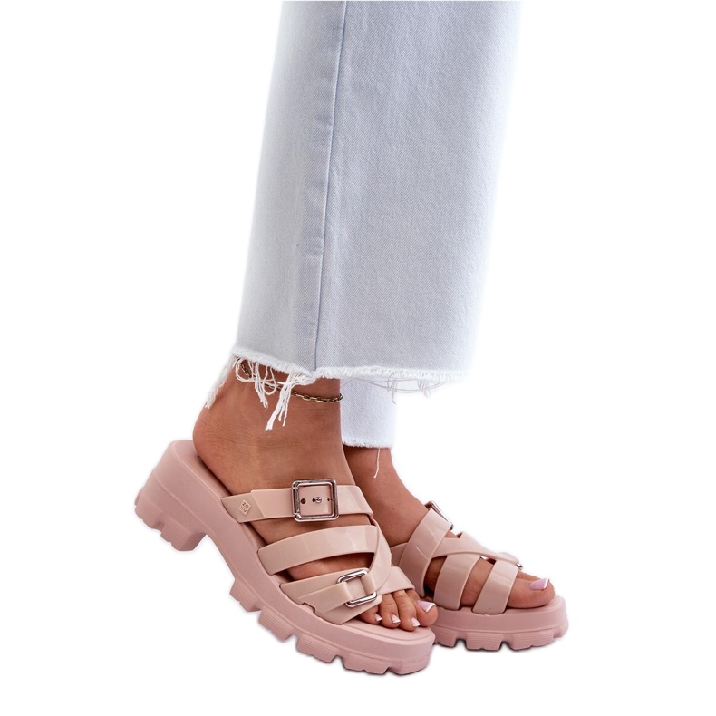 Zaxy Infradito da donna con tacco alto rosa chiaro