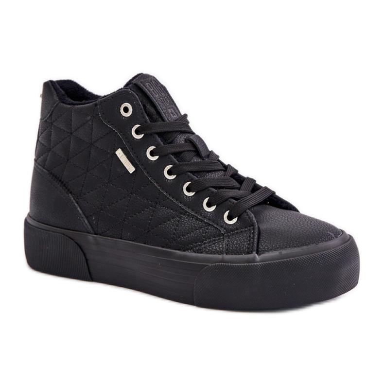 Sneaker Big Star nere trapuntate e isolanti nero