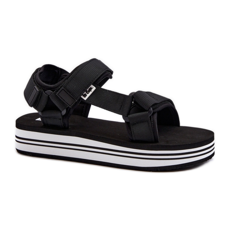 Sandali con plateau Lee Cooper Nero/Bianco da donna