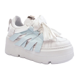 Scarpe sportive da donna sulla piattaforma Zazoo Blue