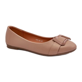 Ballerine da donna con decoro Beige