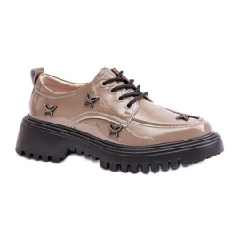 Scarpe da donna con decorazioni Beige Scuro
