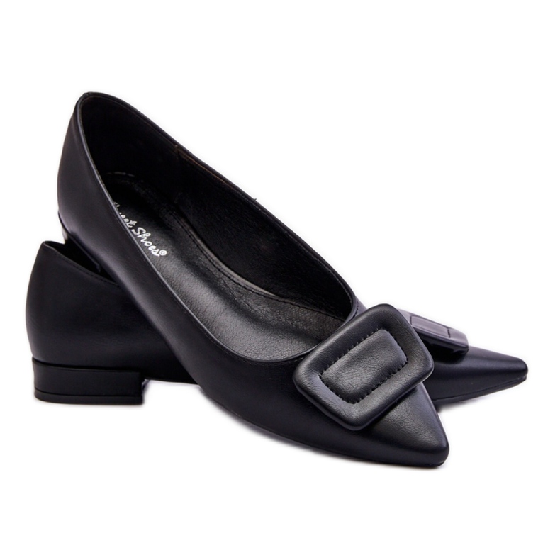 Ballerine classiche con decorazione nero