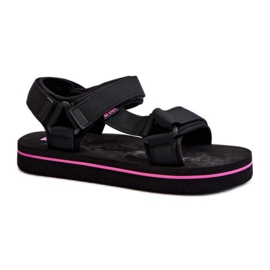 Sandali con plateau Lee Cooper neri da donna nero