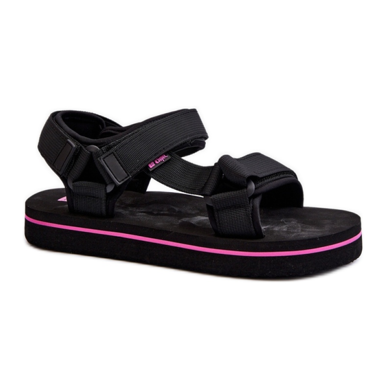 Sandali con plateau Lee Cooper neri da donna nero