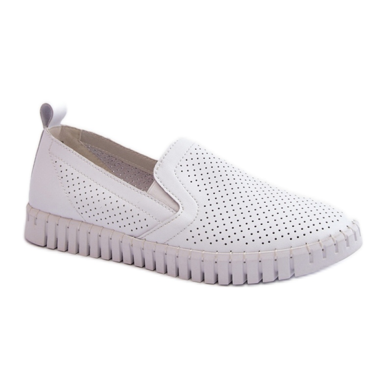 Vinceza Scarpe traforate da donna Bianco bianca