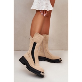 Step in style Stivali Modello Palimra NC1306 Beige Chiaro - Entra con stile
