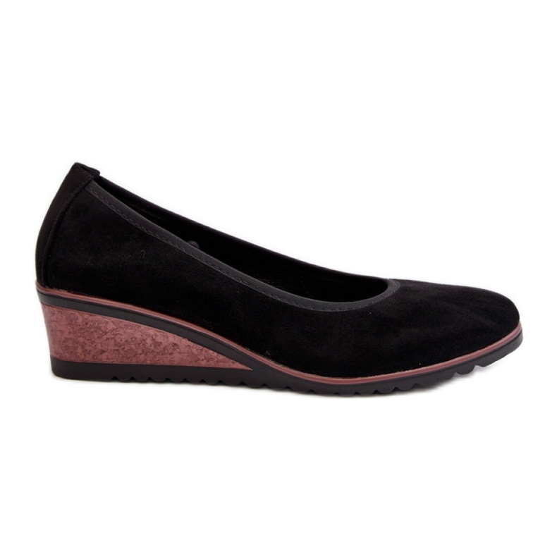 Scarpe con zeppa nere da donna nero