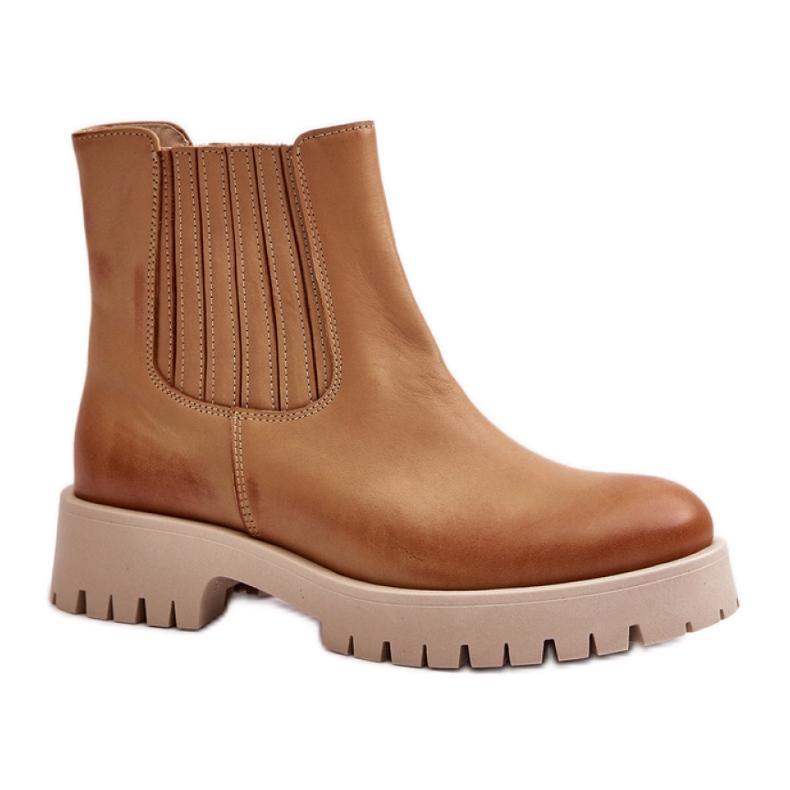 Stivaletti slip-on da donna Lewski Brown marrone