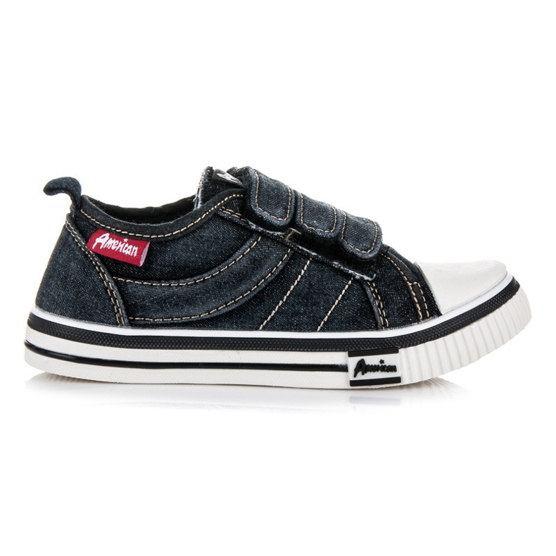 American Club Sneakers in denim per un ragazzo nero