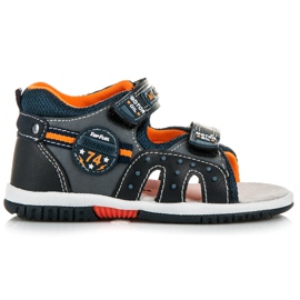 American Club Sandali con velcro da bambino blu