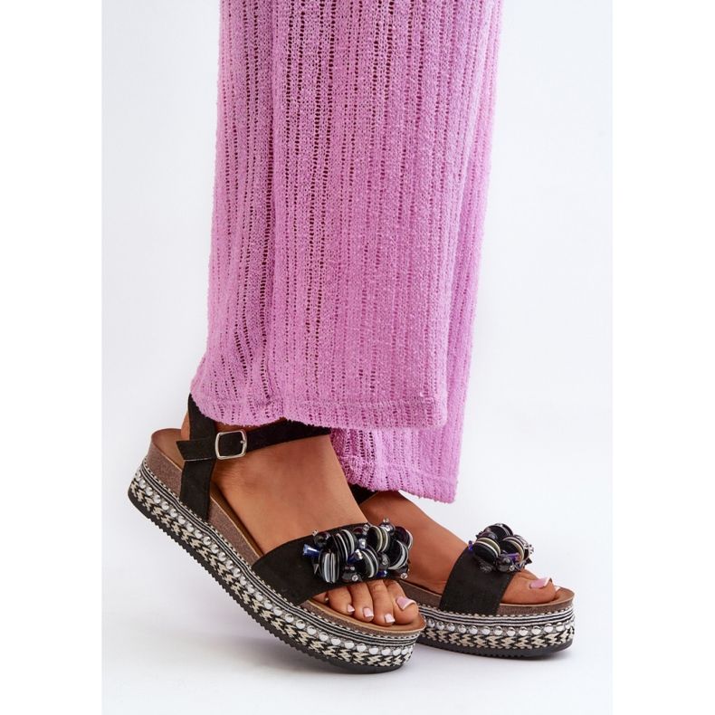 Step in style Sandali Modello S.Barski HY056 Nero - Entra con stile