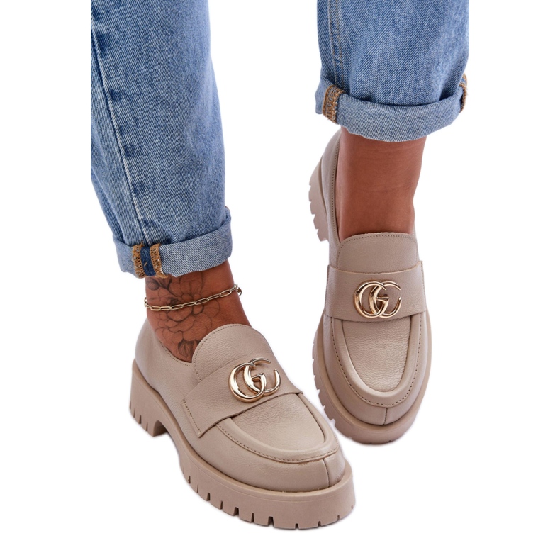 Step in style Scarpe Modello Rosefalls 20153 Pelle Beige - Entra con stile