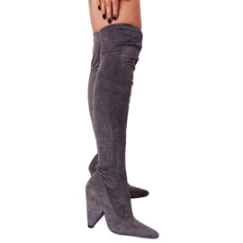 Step in style Stivali Modello Lu Boo XW37356 Camoscio Grigio - Entra con stile