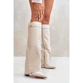 Step in style Stivali Modello Avamora CLS-296 Beige Chiaro - Entra con stile