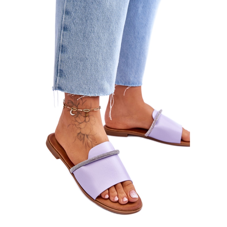 Step in style Sandalo Infradito Modello Termen W-78 Viola - Entra con stile