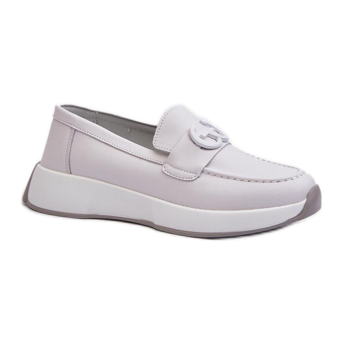 Step in style Mocassini Modello S.Barski LR490 Grigio Chiaro - Entra con stile