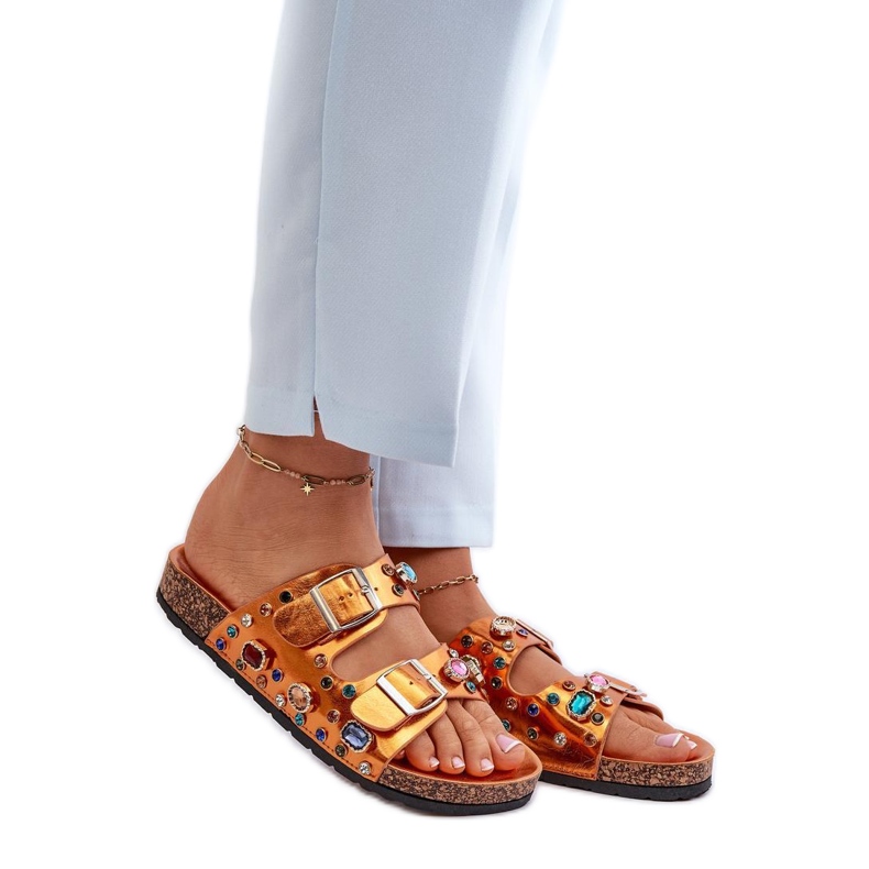 Step in style Sandalo Infradito Modello S.Barski MY121 Arancio - Entra con stile arancia