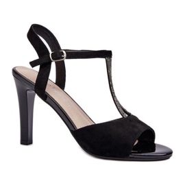 Step in style Sandali Modello Sergio Leone SK924 Nero - Entra con stile