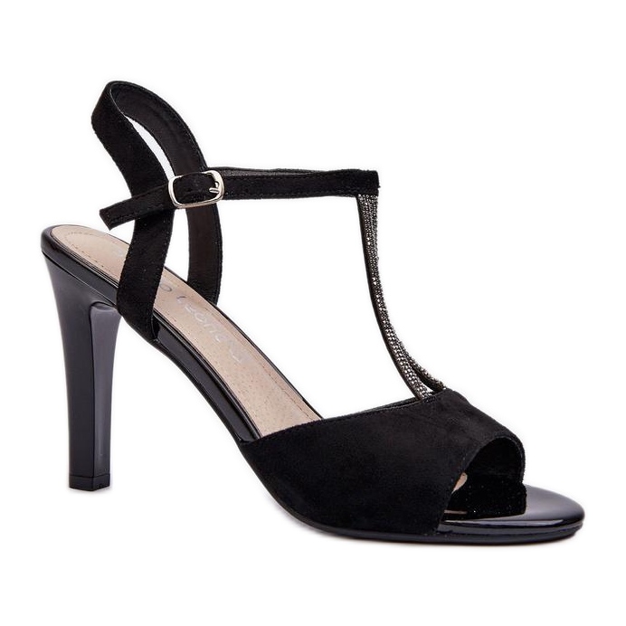 Step in style Sandali Modello Sergio Leone SK924 Nero - Entra con stile