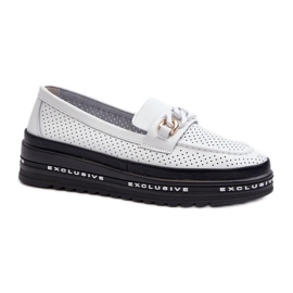 Step in style Mocassini Modello S.Barski LR618 Bianco - Entra con stile bianca