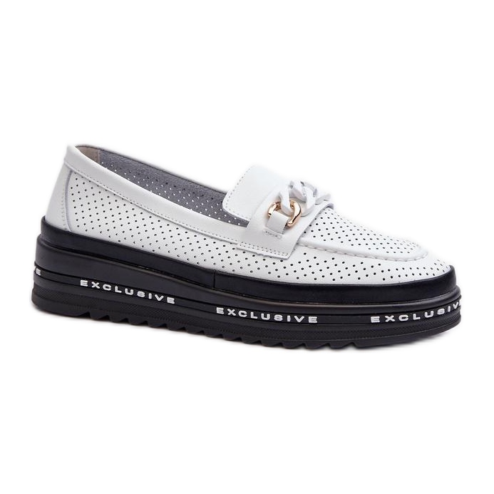 Step in style Mocassini Modello S.Barski LR618 Bianco - Entra con stile bianca