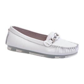 Step in style Mocassini Modello S.Barski LR339 Bianco - Entra con stile bianca