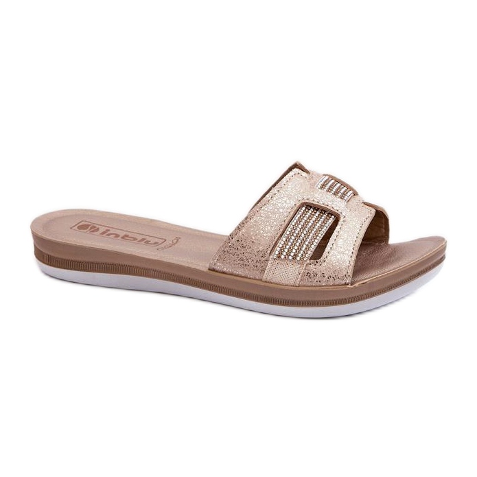 Step in style Sandalo Infradito Modello Inblu BA000050 Gold - Entra con stile giallo