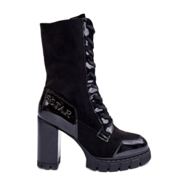 Step in style Stivali Modello Khariah UK169P Pelle Nera/Camoscio - Entra con stile nero