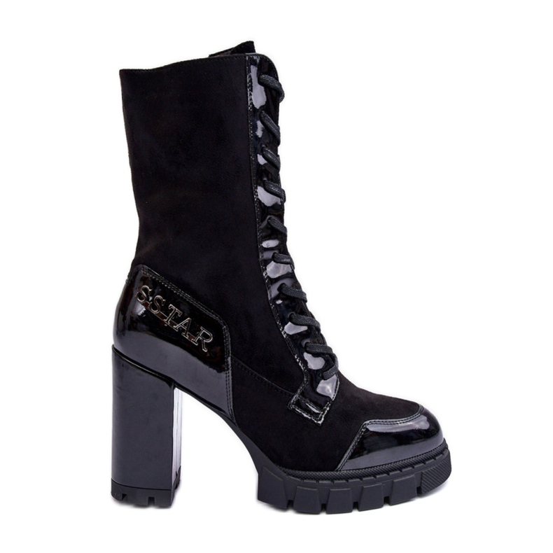 Step in style Stivali Modello Khariah UK169P Pelle Nera/Camoscio - Entra con stile nero