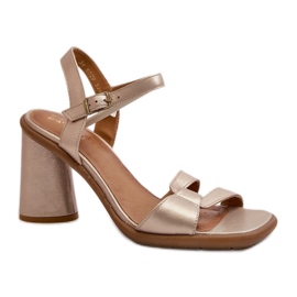 Step in style Sandali Modello Maciejka 06029-25 Gold - Entra con stile giallo
