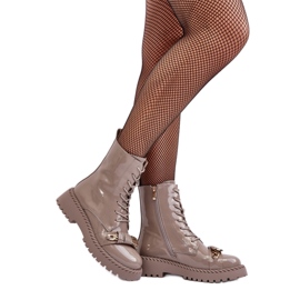 Step in style Stivali Modello S.Barski MR870-67 Beige Lakier - Entra con stile