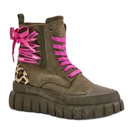 Step in style Stivali Modello Edidda 24BT26-7378 Leopardo/Verde - Entra con stile
