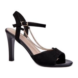 Step in style Sandali Modello Sergio Leone SK925 Nero - Entra con stile