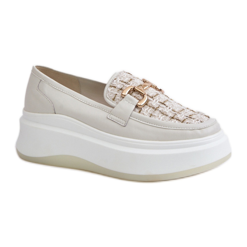 Step in style Mocassini Modello Vinceza 89105 Beige Chiaro - Entra con stile