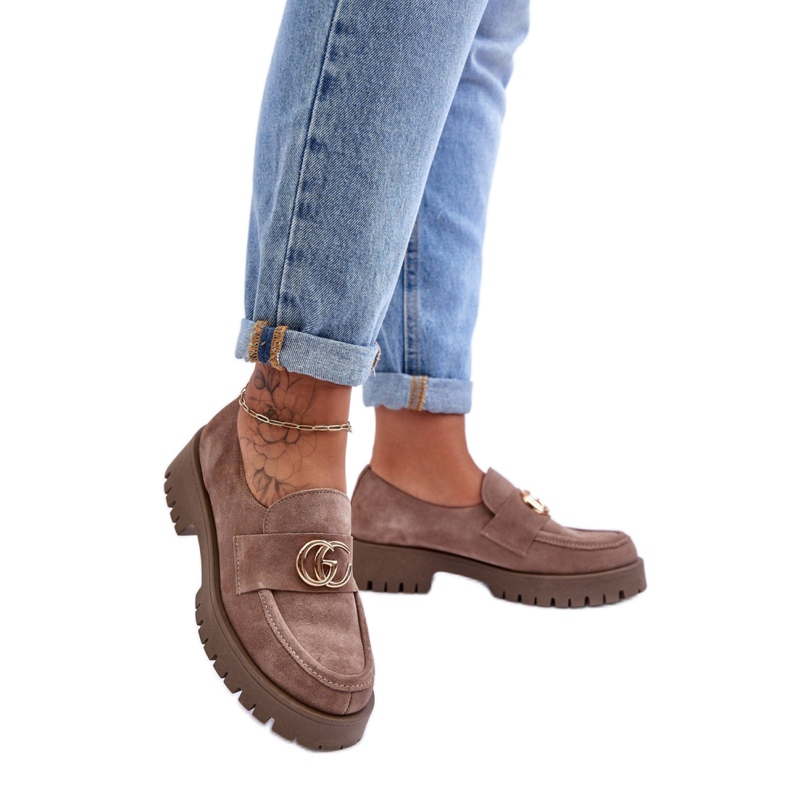 Step in style Scarpe Modello Rosefalls 20153 Camoscio Beige Scuro - Entra con stile